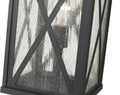 Z-LITE BROOKSIDE OUTDOOR POST MOUNT FIXTURE | 583PHBR-BK - Post
