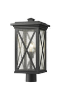 Z-LITE BROOKSIDE OUTDOOR POST MOUNT FIXTURE | 583PHBR-BK - Post