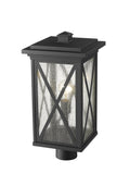 Z-LITE BROOKSIDE OUTDOOR POST MOUNT FIXTURE | 583PHBR-BK - Post