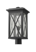 Z-LITE BROOKSIDE OUTDOOR POST MOUNT FIXTURE | 583PHBR-BK - Post