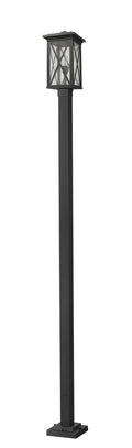 Z-LITE BROOKSIDE OUTDOOR POST MOUNTED FIXTURE | 583PHBS-536P-BK - Post