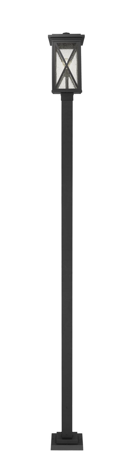 Z-LITE BROOKSIDE OUTDOOR POST MOUNTED FIXTURE | 583PHBS-536P-BK - Post
