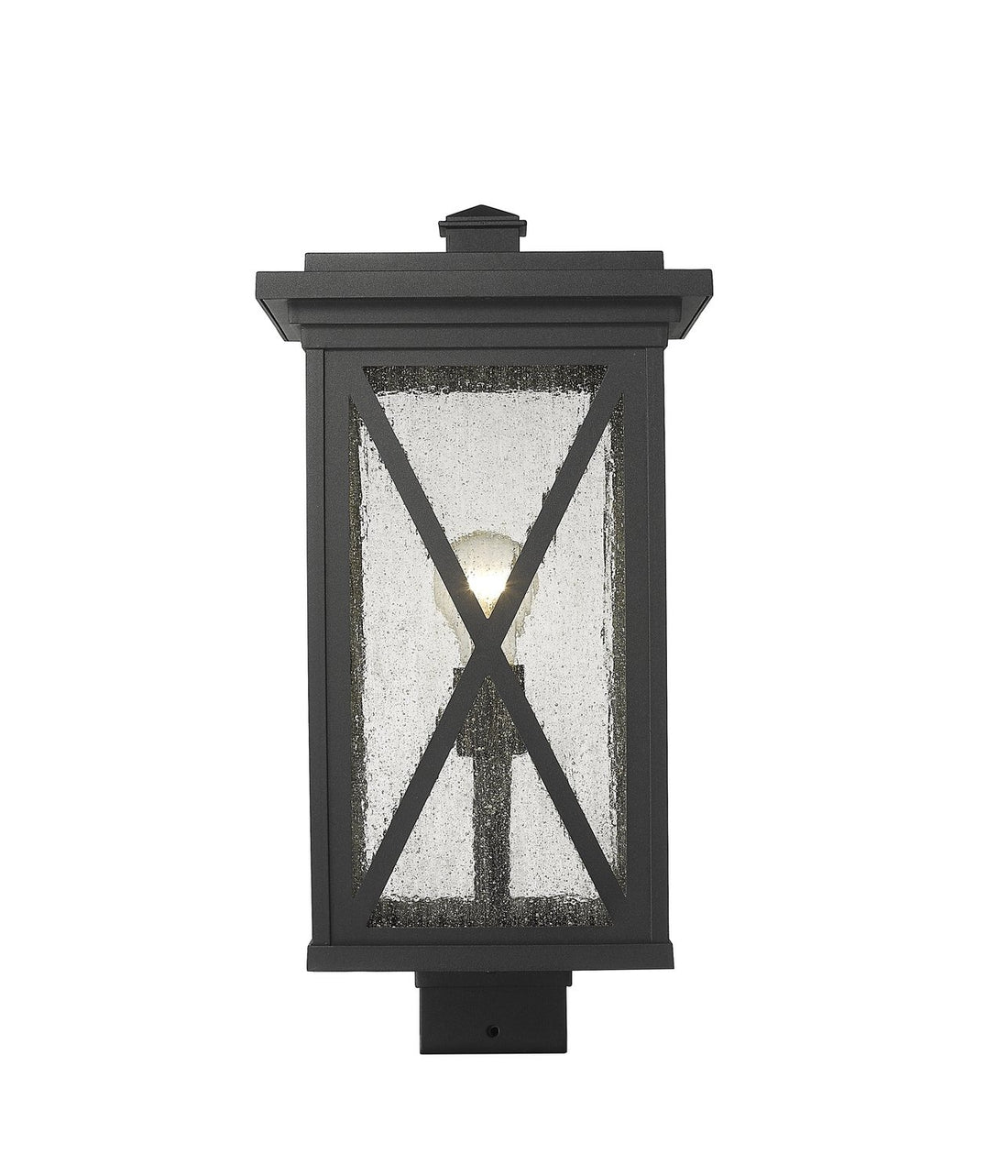 Z-LITE BROOKSIDE OUTDOOR POST MOUNT FIXTURE | 583PHBS-BK - Post
