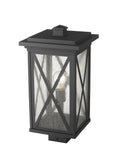 Z-LITE BROOKSIDE OUTDOOR POST MOUNT FIXTURE | 583PHBS-BK - Post