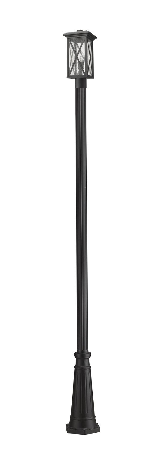 Z-LITE BROOKSIDE OUTDOOR POST MOUNTED FIXTURE | 583PHMR-519P-BK - Post