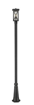 Z-LITE BROOKSIDE OUTDOOR POST MOUNTED FIXTURE | 583PHMR-519P-BK - Post