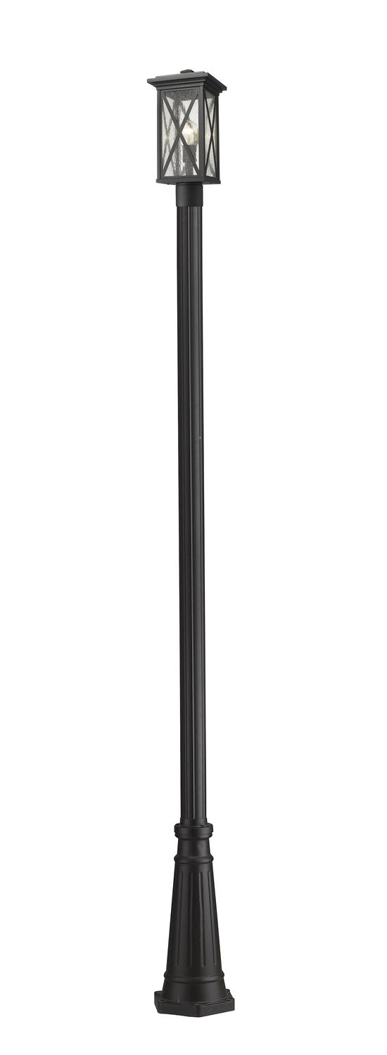 Z-LITE BROOKSIDE OUTDOOR POST MOUNTED FIXTURE | 583PHMR-519P-BK - Post