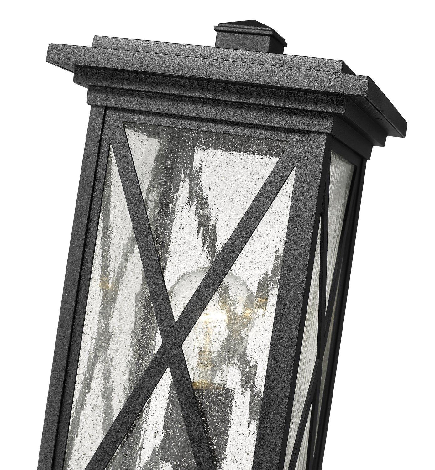 Z-LITE BROOKSIDE OUTDOOR PIER MOUNTED FIXTURE | 583PHMR-533PM-BK - Post
