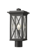 Z-LITE BROOKSIDE OUTDOOR POST MOUNT FIXTURE | 583PHMR-BK - Post