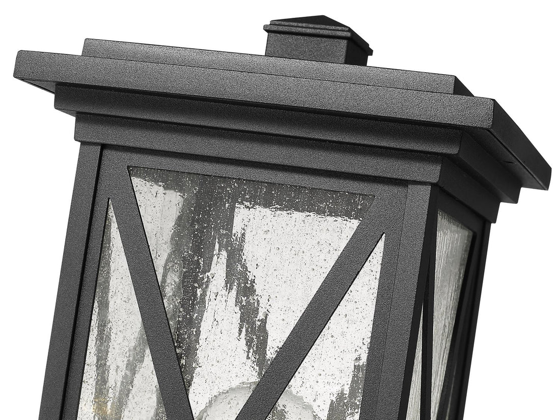 Z-LITE BROOKSIDE OUTDOOR POST MOUNT FIXTURE | 583PHMR-BK - Post