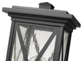 Z-LITE BROOKSIDE OUTDOOR POST MOUNT FIXTURE | 583PHMR-BK - Post