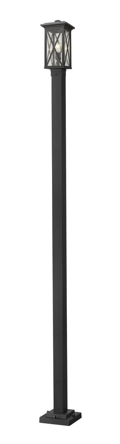 Z-LITE BROOKSIDE OUTDOOR POST MOUNTED FIXTURE | 583PHMS-536P-BK - Post