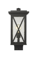 Z-LITE BROOKSIDE OUTDOOR POST MOUNT FIXTURE | 583PHMS-BK - Post