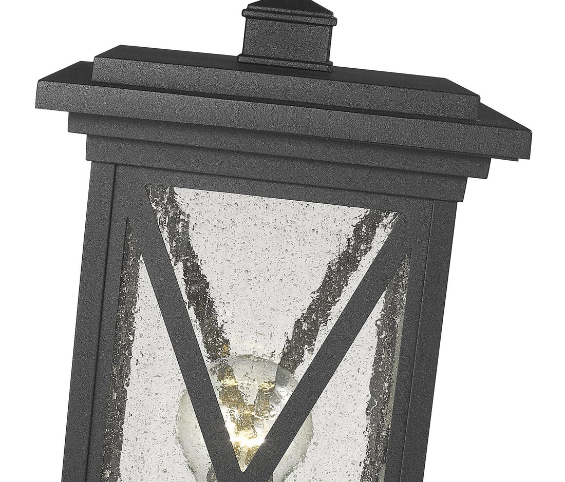 Z-LITE BROOKSIDE OUTDOOR POST MOUNT FIXTURE | 583PHMS-BK - Post