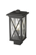 Z-LITE BROOKSIDE OUTDOOR POST MOUNT FIXTURE | 583PHMS-BK - Post