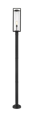 Z-LITE DUNBROCH OUTDOOR POST MOUNTED FIXTURE | 584PHBR-567P-BK - Post