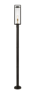 Z-LITE DUNBROCH OUTDOOR POST MOUNTED FIXTURE | 584PHBR-567P-DBZ - Post
