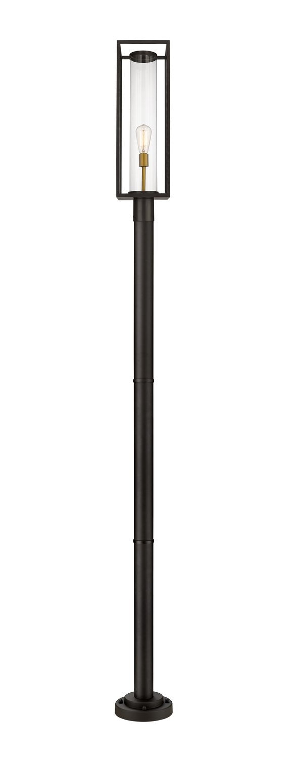 Z-LITE DUNBROCH OUTDOOR POST MOUNTED FIXTURE | 584PHBR-567P-DBZ - Post