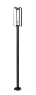 Z-LITE DUNBROCH OUTDOOR POST MOUNTED FIXTURE | 584PHBR-567P-DBZ - Post