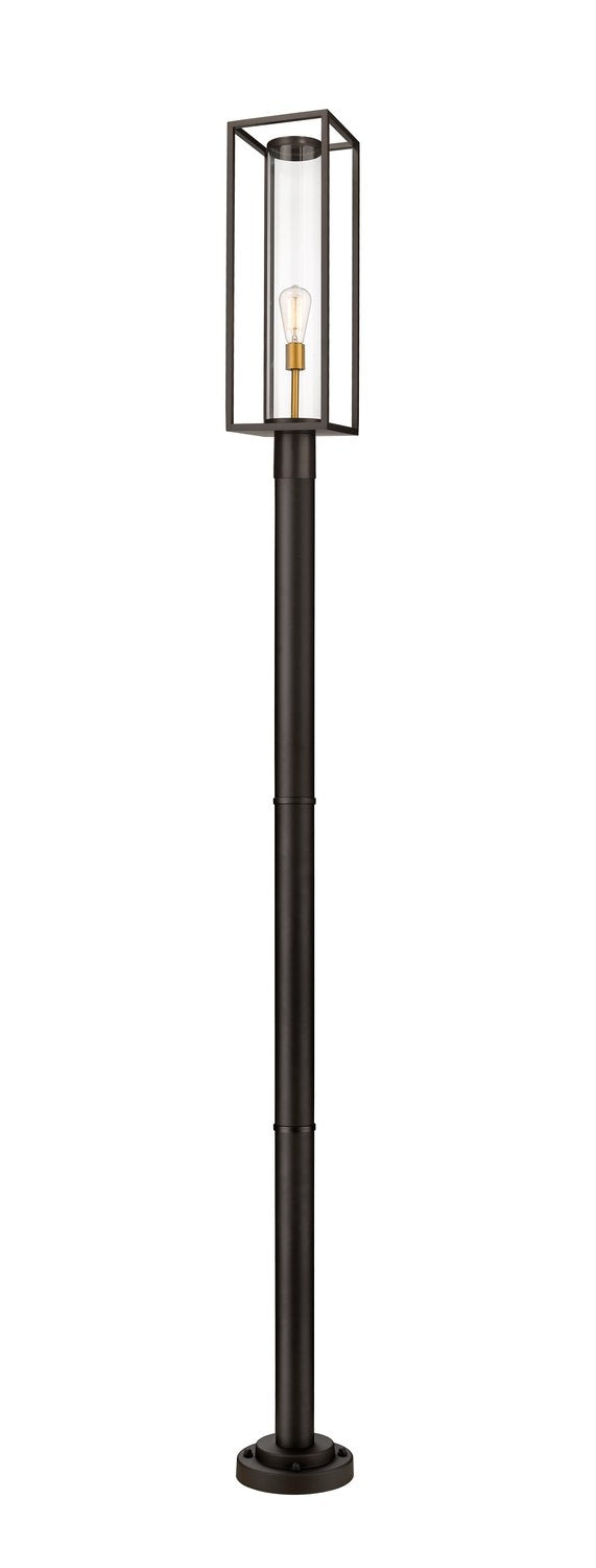Z-LITE DUNBROCH OUTDOOR POST MOUNTED FIXTURE | 584PHBR-567P-DBZ - Post