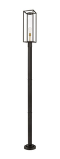 Z-LITE DUNBROCH OUTDOOR POST MOUNTED FIXTURE | 584PHBR-567P-DBZ - Post
