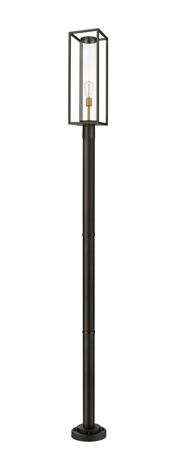 Z-LITE DUNBROCH OUTDOOR POST MOUNTED FIXTURE | 584PHBR-567P-DBZ - Post