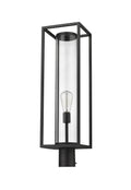 Z-LITE DUNBROCH OUTDOOR POST MOUNT FIXTURE | 584PHBR-BK - Post
