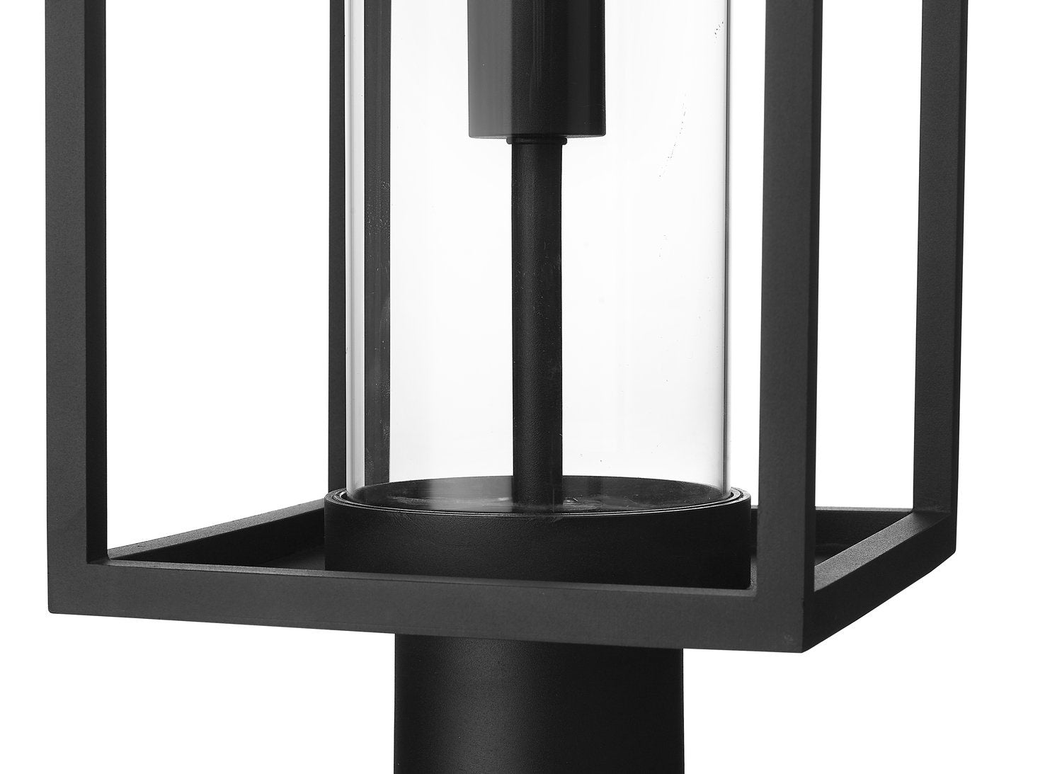 Z-LITE DUNBROCH OUTDOOR POST MOUNT FIXTURE | 584PHBR-BK - Post