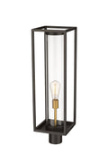 Z-LITE DUNBROCH OUTDOOR POST MOUNT FIXTURE | 584PHBR-DBZ-OBS - Post