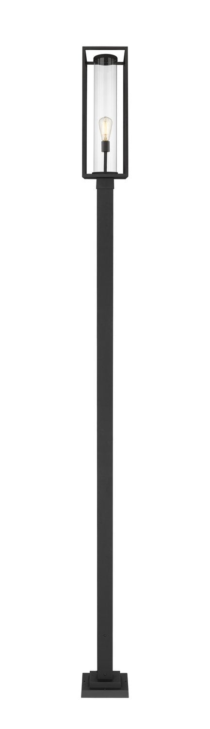 Z-LITE DUNBROCH OUTDOOR POST MOUNTED FIXTURE | 584PHBS-536P-BK - Post