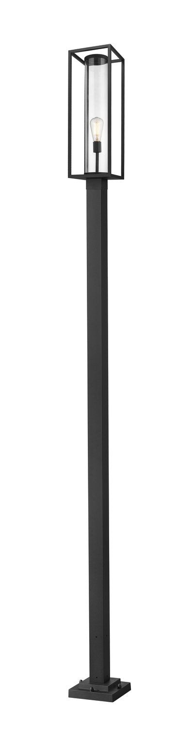 Z-LITE DUNBROCH OUTDOOR POST MOUNTED FIXTURE | 584PHBS-536P-BK - Post