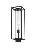 Z-LITE DUNBROCH OUTDOOR POST MOUNT FIXTURE | 584PHBS-BK - Post