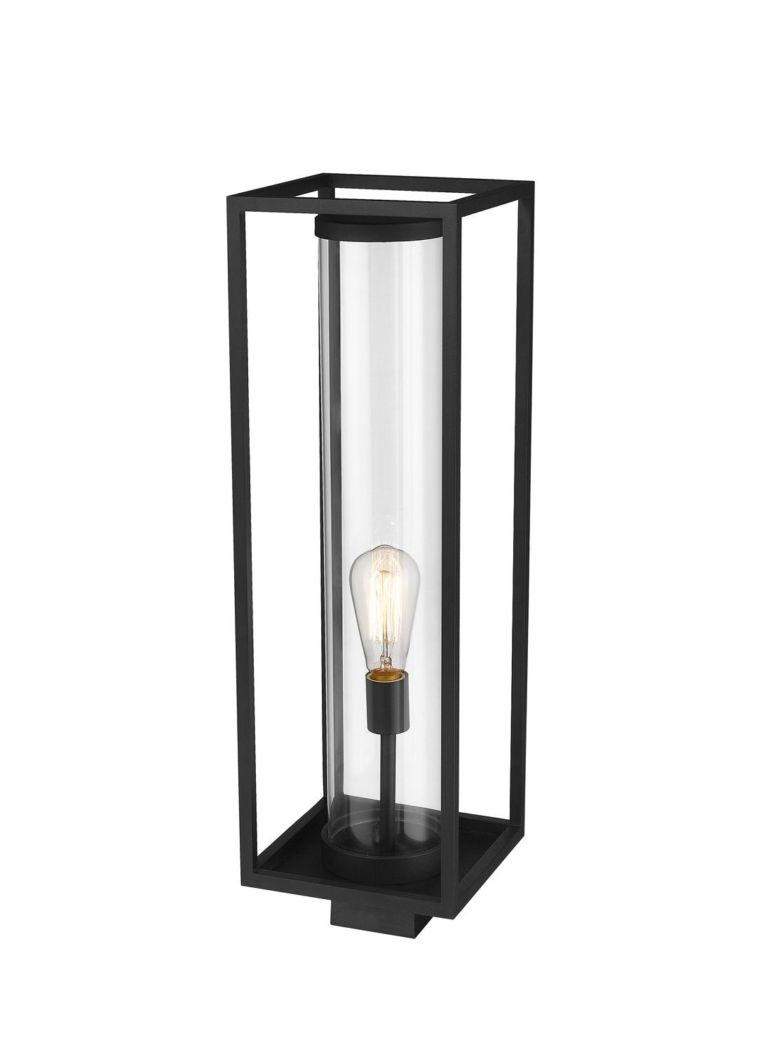 Z-LITE DUNBROCH OUTDOOR POST MOUNT FIXTURE | 584PHBS-BK - Post
