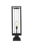 Z-LITE DUNBROCH OUTDOOR PIER MOUNTED FIXTURE | 584PHBS-SQPM-BK - Post
