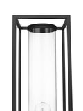 Z-LITE DUNBROCH OUTDOOR PIER MOUNTED FIXTURE | 584PHBS-SQPM-BK - Post