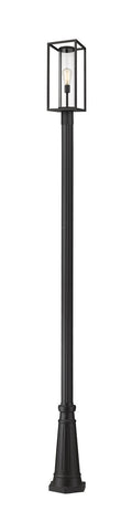 Z-LITE DUNBROCH OUTDOOR POST MOUNTED FIXTURE | 584PHMR-519P-BK - Post