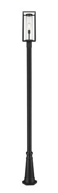 Z-LITE DUNBROCH OUTDOOR POST MOUNTED FIXTURE | 584PHMR-519P-BK - Post