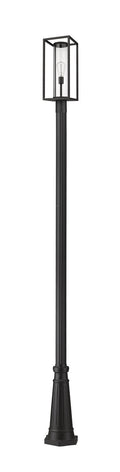Z-LITE DUNBROCH OUTDOOR POST MOUNTED FIXTURE | 584PHMR-519P-BK - Post