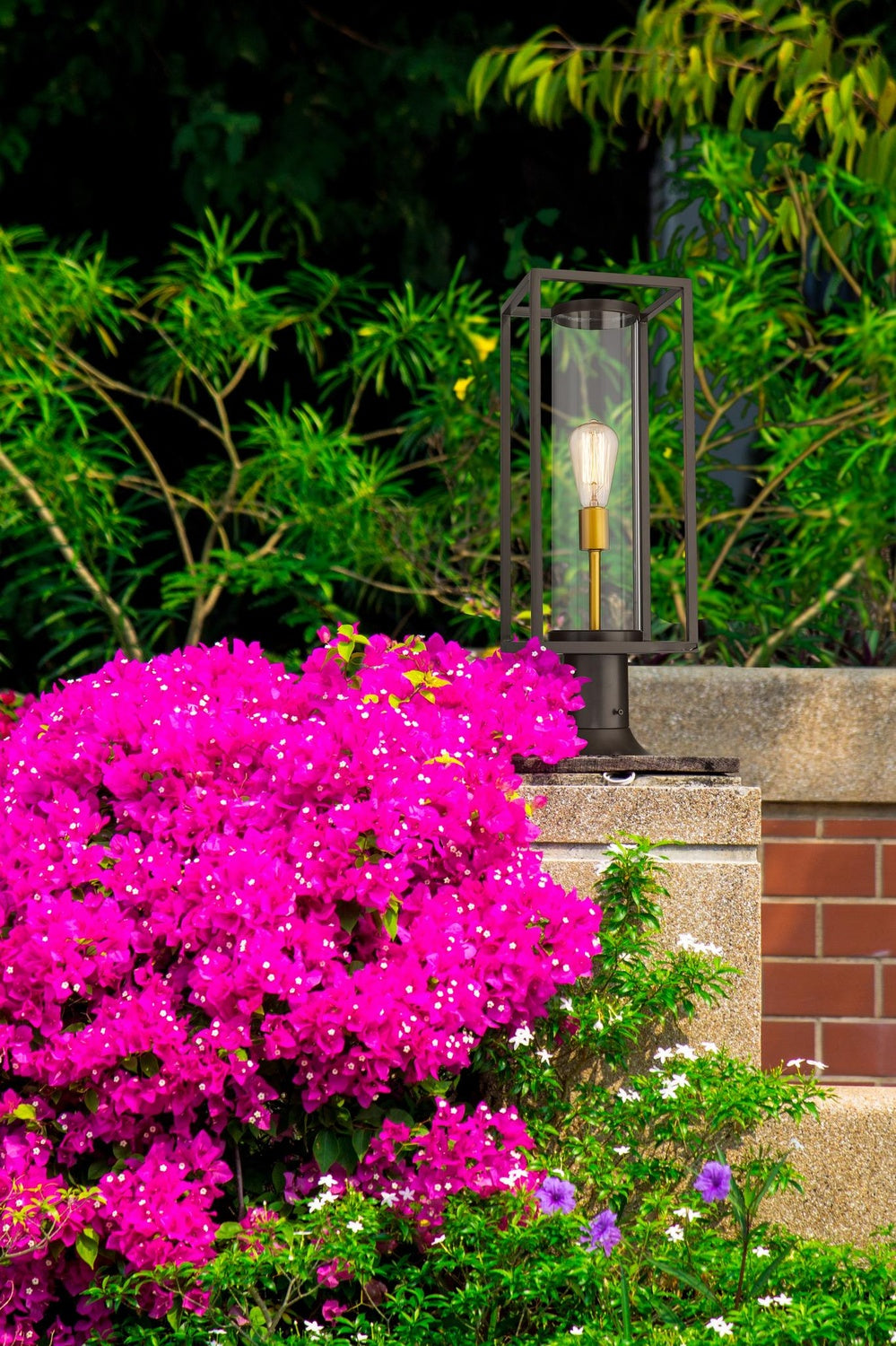 Z-LITE DUNBROCH OUTDOOR PIER MOUNTED FIXTURE | 584PHMR-553PM-DBZ - Post