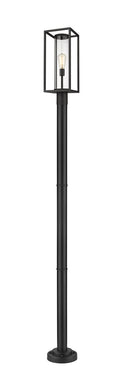 Z-LITE DUNBROCH OUTDOOR POST MOUNTED FIXTURE | 584PHMR-567P-BK - Post