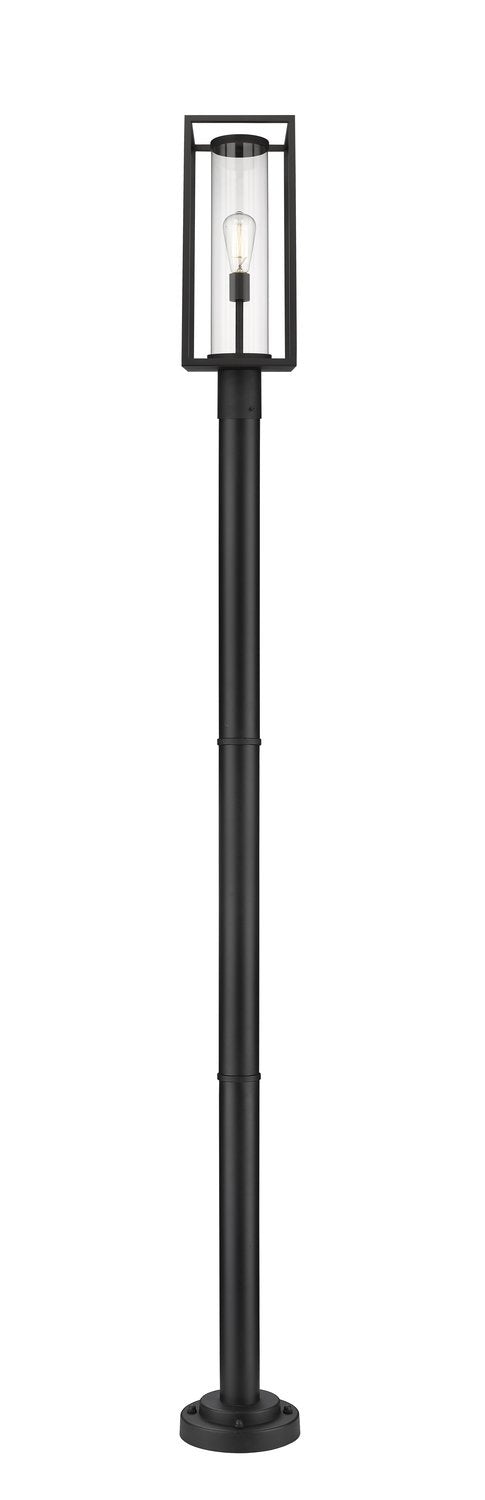 Z-LITE DUNBROCH OUTDOOR POST MOUNTED FIXTURE | 584PHMR-567P-BK - Post
