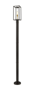 Z-LITE DUNBROCH OUTDOOR POST MOUNTED FIXTURE | 584PHMR-567P-DBZ - Post