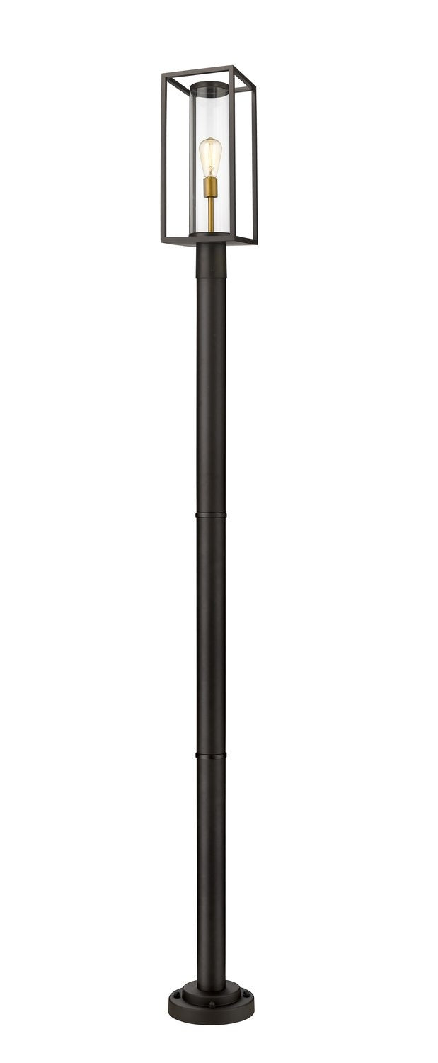 Z-LITE DUNBROCH OUTDOOR POST MOUNTED FIXTURE | 584PHMR-567P-DBZ - Post