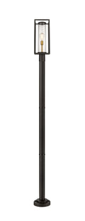 Z-LITE DUNBROCH OUTDOOR POST MOUNTED FIXTURE | 584PHMR-567P-DBZ - Post
