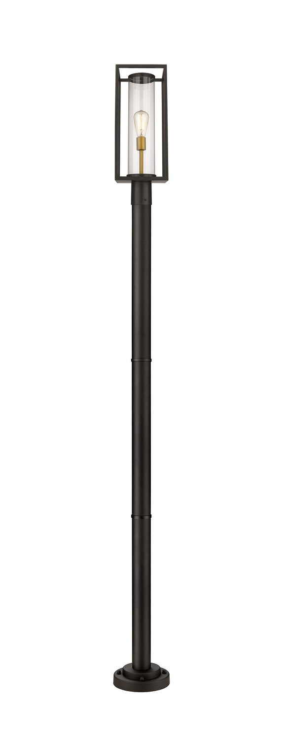 Z-LITE DUNBROCH OUTDOOR POST MOUNTED FIXTURE | 584PHMR-567P-DBZ - Post
