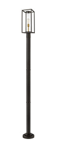 Z-LITE DUNBROCH OUTDOOR POST MOUNTED FIXTURE | 584PHMR-567P-DBZ - Post
