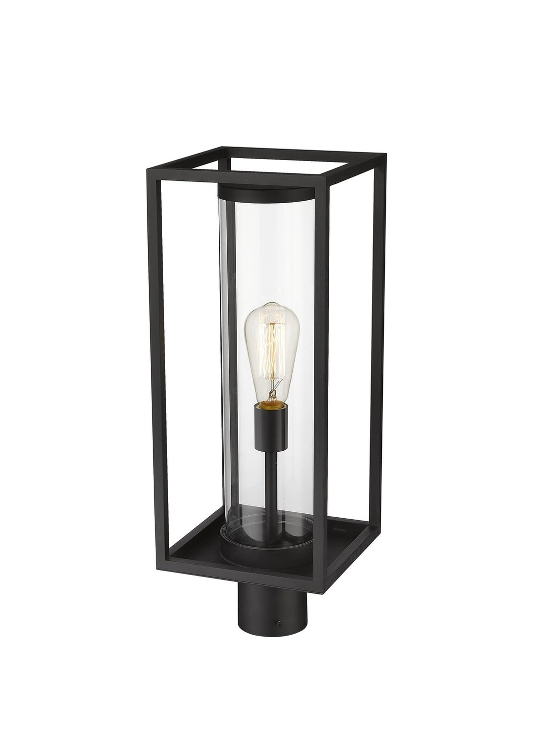 Z-LITE DUNBROCH OUTDOOR POST MOUNT FIXTURE | 584PHMR-BK - Post