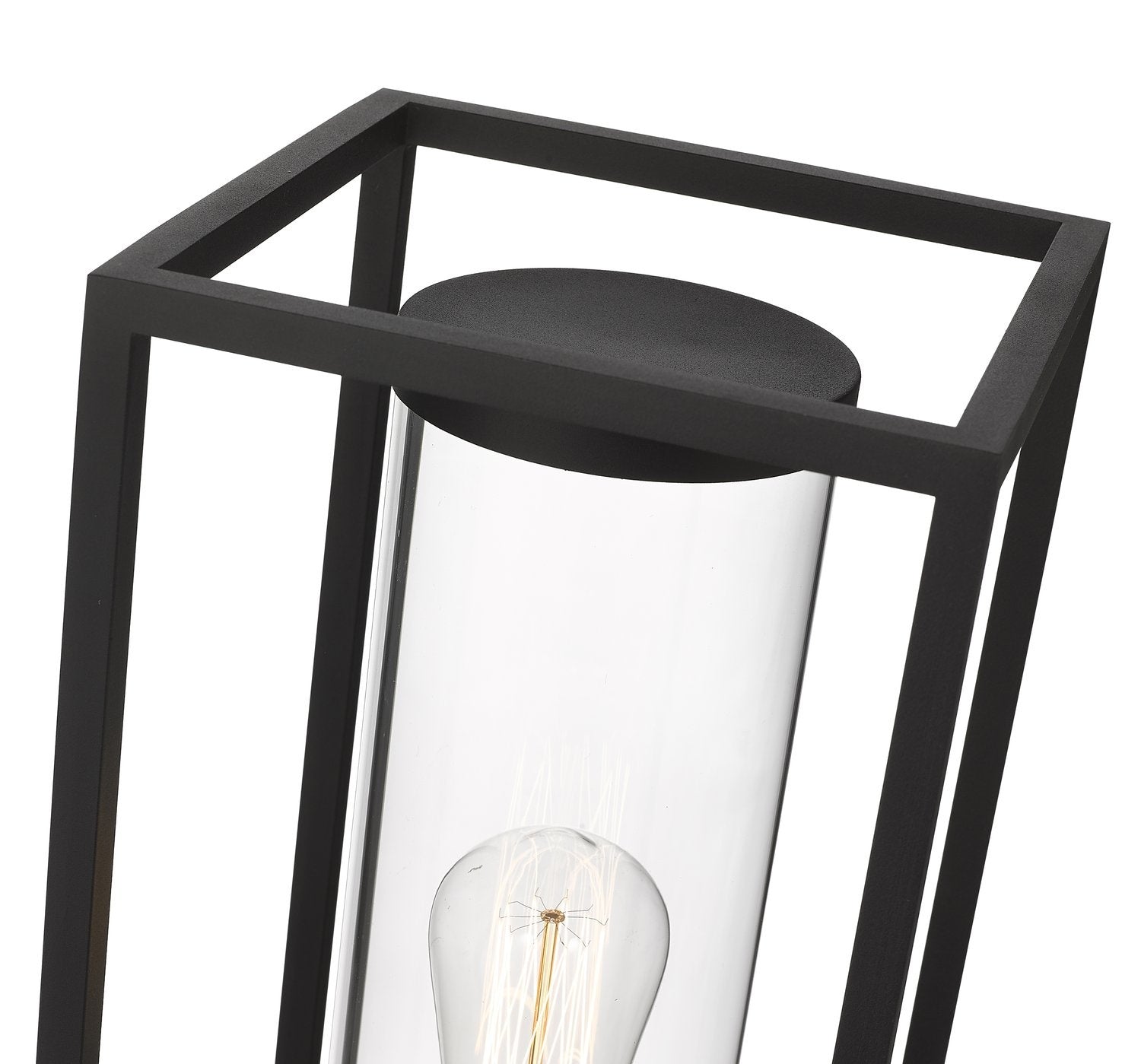 Z-LITE DUNBROCH OUTDOOR POST MOUNT FIXTURE | 584PHMR-BK - Post