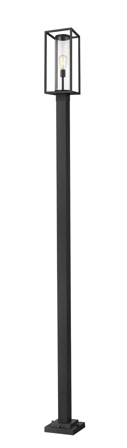 Z-LITE DUNBROCH OUTDOOR POST MOUNTED FIXTURE | 584PHMS-536P-BK - Post