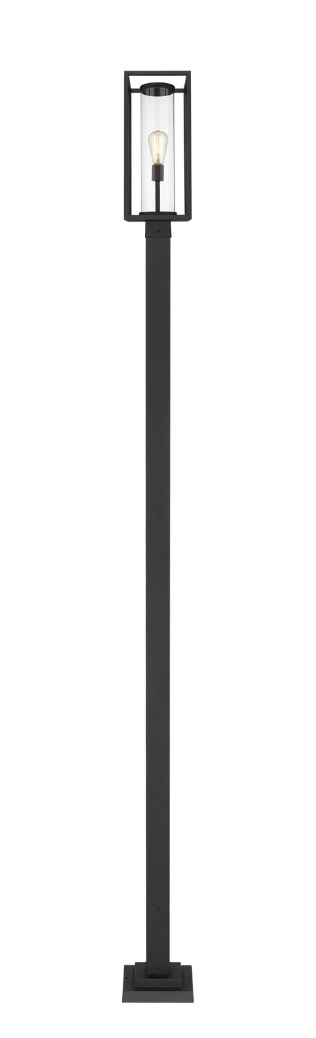 Z-LITE DUNBROCH OUTDOOR POST MOUNTED FIXTURE | 584PHMS-536P-BK - Post